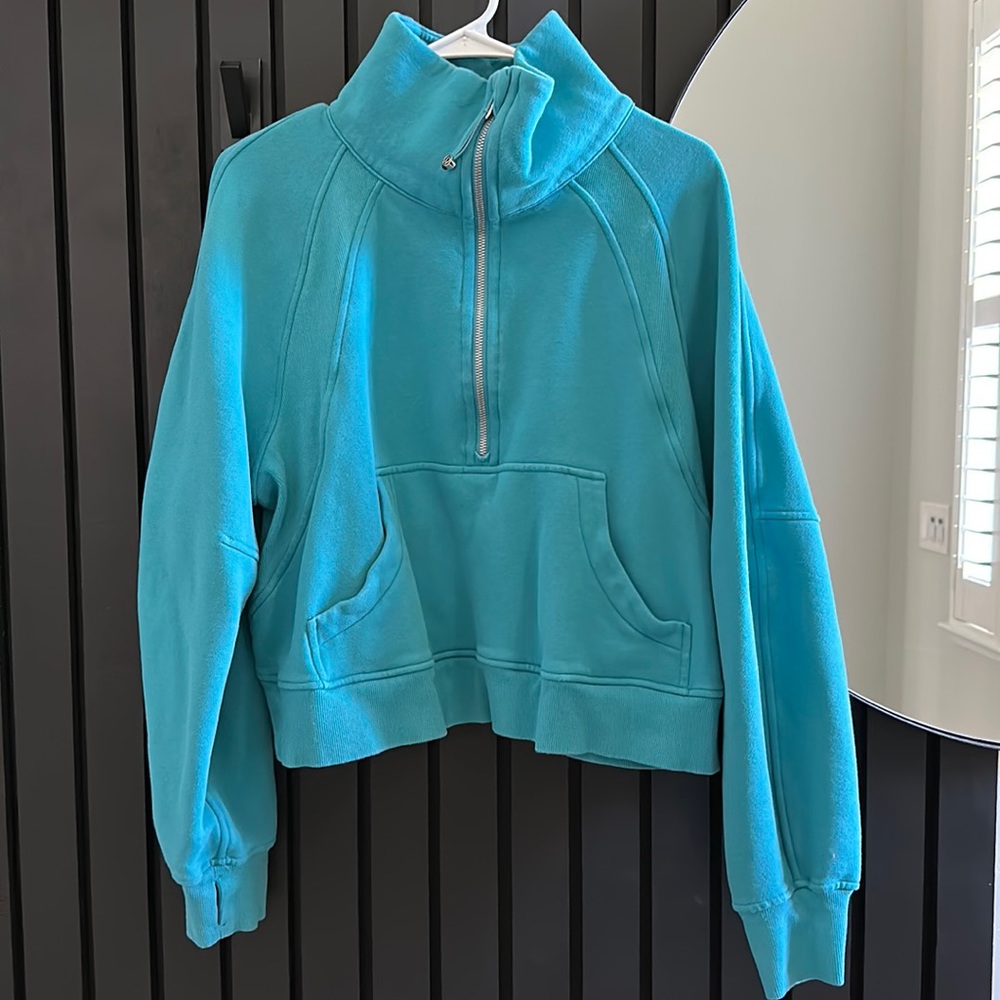 Lululemon Scuba Oversized Funnel Neck Half Zip M/L